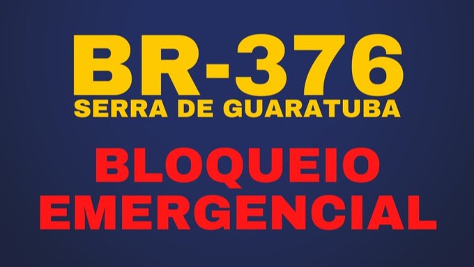 bloqueio BR-376