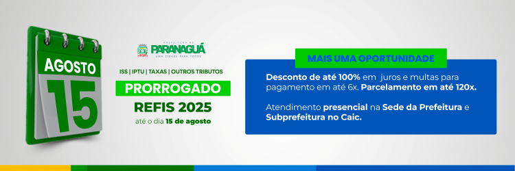 Paranaguá Refis prorroga mob